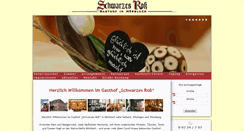 Desktop Screenshot of gasthof-schwarzes-ross.de